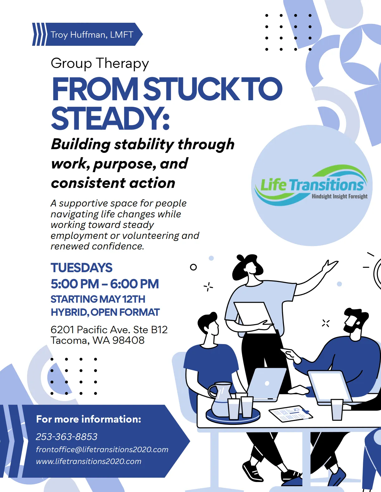 From Stuck to Steady