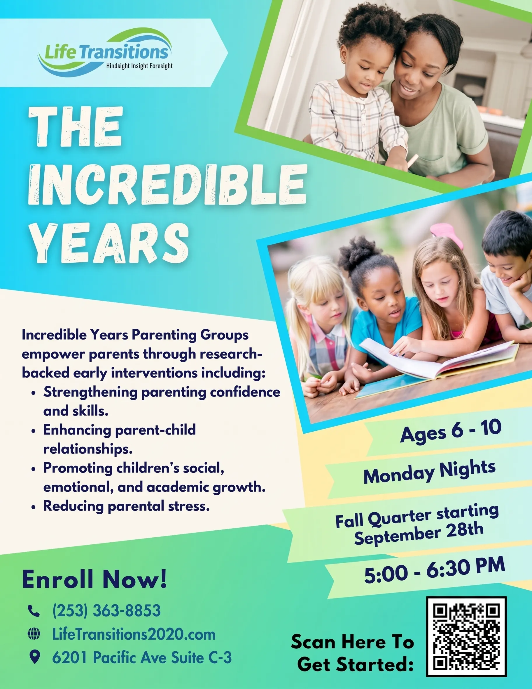 Póster (en inglés): Incredible Years: crianza para padres e hijos